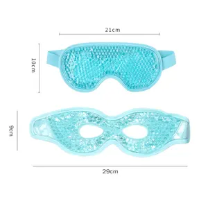 Wieder verwendbare Augen maske Gel Bead Eye patch Heiß und kühlend Große Patch Augen maske Kühlung für Schwellungen Kopfschmerzen