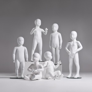 Kidsren's Mannequin Display Stand Clothing Store Model <strong>Dummy</strong> <strong>Plastic</strong> Male and <strong>Female</strong> Props for Store Display - Product Image 5