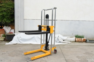 รถยกพาเลทไฮดรอลิกแบบพกพา 400 กก. 850/1200/1500 มม. โครงโครเมียม แบบแมนนวล พร้อมงาเลื่อน รุ่น PJ4120 PJ4120 PJ4120 - Product Image 3