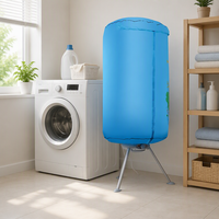Séchoir à linge pliable télécommandé, fonctionnement facile, machine de séchage électrique