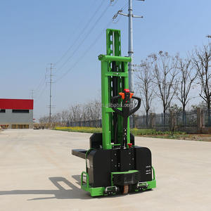 JG Hot Sale Zelfheffende Elektrische Stapelwagen 500kg/1000kg/Hoogte 1300mm 1600mm Zelfladende Stapelwagen <span class=keywords><strong>Mini</strong></span> Stapelwagen Handpallettruck - Product Image 5