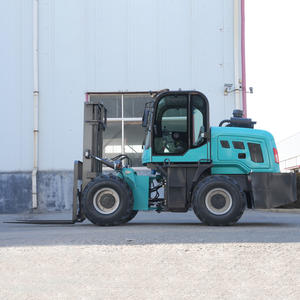 מחיר זול גלגל שטח גסים מלגזה שטח קשה מלגזה 3 טון 5 טון בניית איזון משקל שטח מלגזה 4 x4 משק את כביש מלגזה - Product Image 2