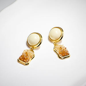 Boucles d'oreilles pendantes en perles baroques naturelles bohèmes, plaquées argent, style tendance, pour femmes, garantie de 2 ans, cadeau pour les amis, fête, mariage - Product Image 4