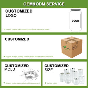 Barattoli in Plastica Trasparente per Succhi, Bevande e Bibite Gassate, Confezioni PET, Bottiglie Usa e Getta con Anello di Apertura e Coperchio in Alluminio - Product Image 4