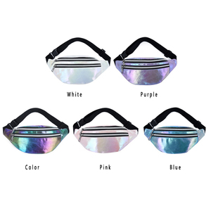 <span class=keywords><strong>Sac</strong></span> <span class=keywords><strong>banane</strong></span> coloré à double fermeture éclair pour filles, <span class=keywords><strong>sac</strong></span> de taille imperméable, <span class=keywords><strong>sac</strong></span> <span class=keywords><strong>banane</strong></span> holographique laser pour femmes - Product Image 5