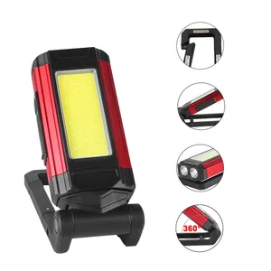 LED Rechargeable Work Light Magnetic Portable Work Lights with Stand 7 Lighting Modes Handled Lamp For Car Repair Garage