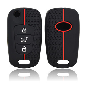 Applicabile per <span class=keywords><strong>Kia</strong></span> K2/K5 portachiavi 2012-2019 Carens Sportage Sorento e Stonic pieghevole <span class=keywords><strong>Cover</strong></span> in Silicone - Product Image 5