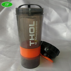 Botol <span class=keywords><strong>Shaker</strong></span> Sport Plastik Bebas BPA dengan Logo Kustom dan Filter Protein - Product Image 3
