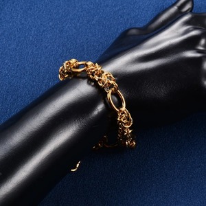 Pulsera de Acero Inoxidable de 10 mm con Nudo Punk, Cadena Ovalada para Mujeres y Hombres, Estilo Hiphop Rock, Cadena de Mano, Tobillera, Joyería Metálica - Product Image 3