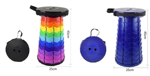 Upgraded Plastic Collapsible Telescopic Stool Portable \<strong\>Folding\</strong\> \<strong\>Camping\</strong\> Stool \<strong\>Chair\</strong\> Load Capacity 150kgs for Outdoor Furniture - Product Image 3