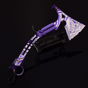 Ensemble d'arme Arena Breakout de 3 pièces (hache arctique/sabre de la victoire/poignard de lapin) Boîte cadeau artisanale tactique entièrement en métal pour les fans <span class=keywords><strong>hardcore</strong></span> - Product Image 5