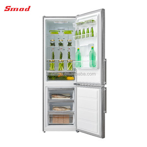 Refrigerador de Acero Inoxidable de Doble Puerta para Uso Doméstico con Dispensador de Agua y Pantalla - Product Image 3
