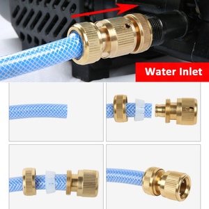 Water Hose Connectors Garden Hose Disconnect 3/4" Solid Brass <b>Quick</b> <b>Connector</b> Garden Hose <b>Quick</b> Connect Fitting Set - Product Image 4