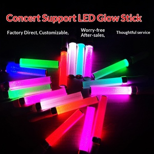 Bâtons lumineux LED personnalisés à clignotement coloré pour Carnavals, Concerts, Fêtes, Événements Sportifs, Autocollants Lumineux, Événements Lightsaber - Fonctionne avec piles AAA - Product Image 2