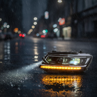 Conjunto de Faros LED para VW Tiguan 2017-2019, Estilo Matrix, Señal de Giro Secuencial, DRL Dinámico, Animación de Encendido