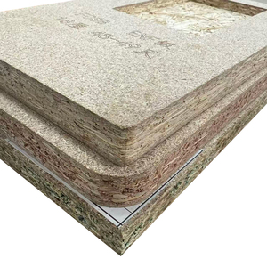 Thân Thiện Với Môi Không Thấm Nước Hạt Hội Đồng Quản Trị Cho Đồ Nội Thất Cho Tủ Kệ Gỗ Tre Poplar Flake Hội Đồng Quản Trị Xi Măng Thạch Cao - Product Image 3