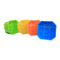 Seau en plastique rotomoulé de 227 gallons en LLDPE, adapté à la manutention par chariot élévateur, recyclable, pour le stockage des fruits de mer et du poisson