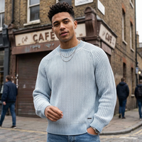 Pull vintage unisexe personnalisé pour homme, pull en tricot, pull vintage ample pour homme