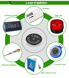 Eunicelll Thủy Ngân Miễn Phí LR41 AG3 1.5 V Alkaline Nút Di Động Pin Cho Máy Tính - Product Image 5