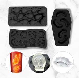 HY 9 تجويف جزيرة الفصح Moai رئيس التماثيل الحجرية الجليد صواني مكعبة TPR الشوكولاته الحلوى جيلو الصابون العفن - Product Image 6