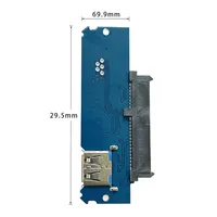 Convertisseur SSD SATA 2,5 pouces vers USB 3.0, adaptateur de carte d'extension de disque dur Micro USB