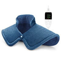 Coussin chauffant ergonomique multifonctionnel en flanelle douce et chaude pour le cou et les épaules, à usage domestique, pour soulager le stress