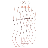 Cintre de maillot de bain en fil métallique, présentoir de forme corporelle, 1 pièce
