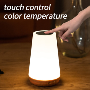 Modern LED Night Light Table <strong>Lamp</strong> RGB Color Changing Dimmable <strong>Remote</strong> <strong>Control</strong> USB Rechargeable Portable Bedside <strong>Lamp</strong> for Bedroom - Product Image 6