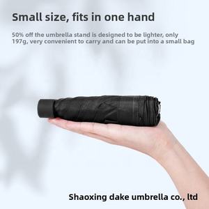 Lightweight Rpet Recycled Parapluie Compact Custom Logo <b>Print</b> Pocket Size Manual Open Use <b>Mini</b> Eco-Friendly Folding Umbrella - Product Image 2