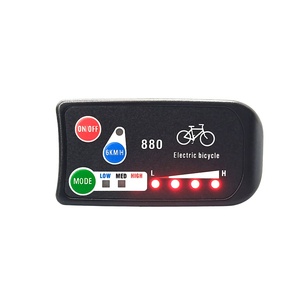 KT-LED880 elektrikli bisiklet akıllı ekran kiti ile fırçasız Motor 36V/48V Ebike parçaları dönüşüm aksesuarları için LED ekran - Product Image 1