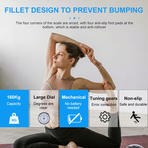 Großhandel 150kg Analog Fitness Körperfett Waage Zifferblatt Feder Mechanische Waage - Product Image 3