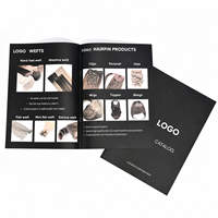 Brochure publicitaire personnalisée pour entreprise, impression sur papier couché 150 g/m², dépliants pour la publicité des restaurants