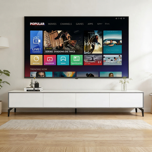 Téléviseur intelligent QLED 4K ultra-fin de 75 pouces avec HDR, taux de rafraîchissement de 120 Hz, processeur quadricœur pour l'interface - Product Image 1
