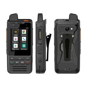 สมาร์ทโฟนแอนดรอยด์9.0,สองซิม GSM GPS Zello Ptt 4G IP68กันน้ำ UNIWA F60วิทยุสื่อสารไม่จำกัดระยะ