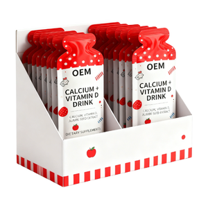 Integratore Liquido di Calcio + Vitamina <span class=keywords><strong>D</strong></span> per Bambini, Produzione OEM/ODM con Etichetta Privata, Certificato <span class=keywords><strong>GMP</strong></span> - Product Image 2