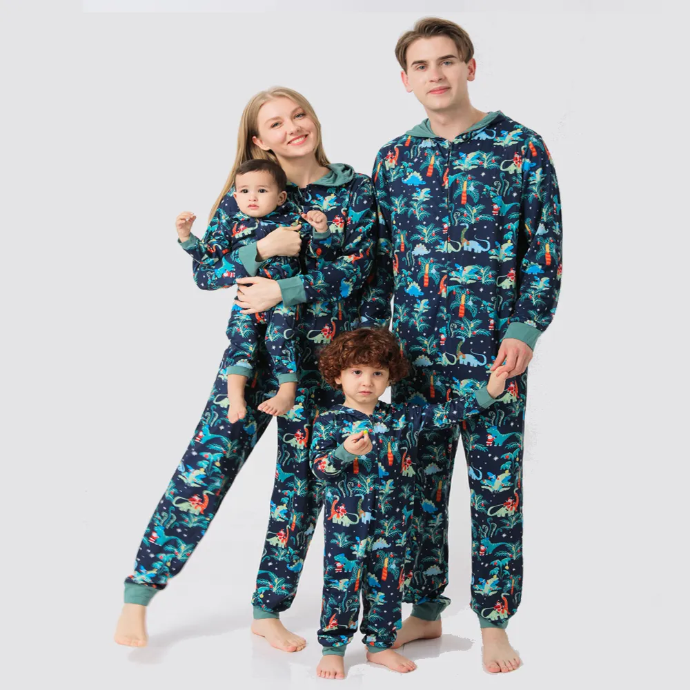2021 di natale di corrispondenza pigiama set di famiglia personalizzato di stampa adulto tutina