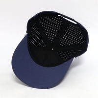 Gorras de Béisbol Personalizadas OEM de Alta Calidad, Bordadas en 3D, de 5 Paneles, con Perforaciones Láser, Impermeables, para Golf, Deportes al Aire Libre, para Hombre
