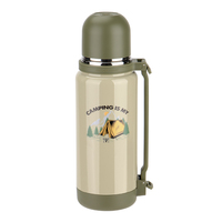 Vaso de Viaje con Aislamiento al Vacío de Acero Inoxidable 316 de 1200 ml, Botella de Agua Segura de Grado Alimenticio para Viajes y Campamentos