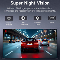Système de caméra 360 degrés pour voiture, caméra embarquée 5 canaux FHD 1080P, enregistrement en boucle, vision nocturne, boîte noire de voiture, WIFI 5G, enregistreur DVR pour voiture