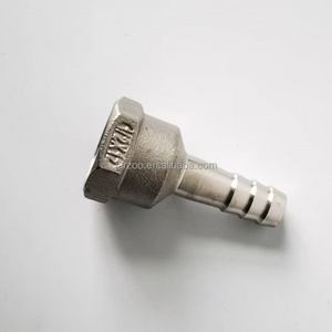 Acier inoxydable 304 316 1/2 "Barb X 1/2" Adaptateur de tuyau femelle Mamelon de tuyau - Product Image 5