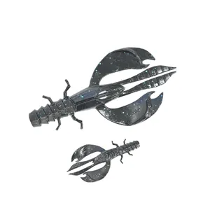 古代猎人品牌TDD-1317 88毫米/6.3克8支/袋软诱饵鱼饵蜻蜓幼虫软塑料诱饵鱼饵