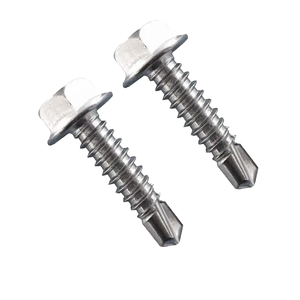 Lida Self-drilling Tapping Stainless Steel <strong>Hex</strong> <strong>Head</strong> <strong>Machine</strong> <strong>Screws</strong> Plain Finish China Manufacturer Inch #12 7mm - Product Image 4