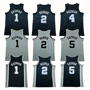 JY Vente en gros pour hommes 2026 # 2 Maillots de basket-ball pour hommes, respirants, personnalisables, veste de sport, maillots de basket-ball - Product Image 1
