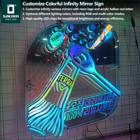 Enseigne LED en acrylique personnalisée, étanche, longue durée de vie, pour affichage publicitaire extérieur, idéale pour les enseignes de magasins de bières et la promotion de marques.