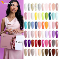 Kit de vernis gel UV VENALISA VIP5 7,5 ml 65 pièces/ensemble, nouveau, sans HEMA, kit de vernis gel à faire tremper, ensemble d'outils de manucure avec base et top coat