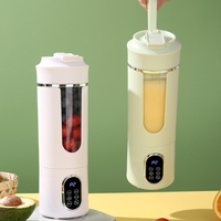 Nouveau Gobelet Mixeur USB Numérique Petit Mixeur Portable et Machine à Jus 4 Vitesses Réglables Multifonctionnel Machine à Jus de Fruits