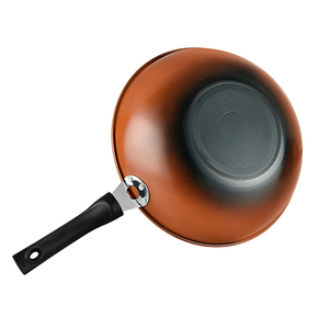 <span class=keywords><strong>Wok</strong></span> de cuisine en <span class=keywords><strong>acier</strong></span> au carbone 30/32 cm pas cher avec revêtement diamant antiadhésif pour cuisson chinoise et <span class=keywords><strong>induction</strong></span>, avec couvercle en verre - Product Image 5