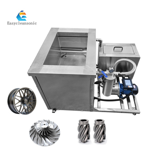 Aço inoxidável Industrial 50L 100L 200L 500L Ultrasonic Filtro Máquina De Limpeza Peças Lavadora para Bloco De Cilindro Do Motor - Product Image 2