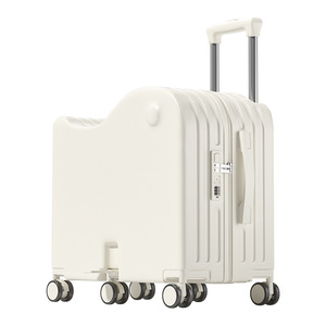 ALL PASS Nuovo Design <span class=keywords><strong>Valigia</strong></span> per Bambini 22 Pollici con Funzione Cavalcabile, Grande Capacità e Portabicchieri - Product Image 3