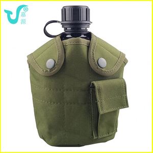 Muestra gratuita: Nueva gama de cantimploras tácticas de lona de 1000ml al por mayor, botella de agua para exteriores, jarra desechable de plástico. - Product Image 3